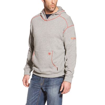 Ariat Work: FR Polartec Sudadera Con Capucha Hombre - Gris (OUYBZ1534)